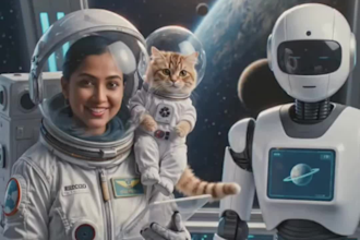 create cinematic 3d science fiction and kids learning ai animation video