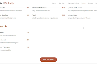 design a modern responsive landing page using HTML CSS and javascript