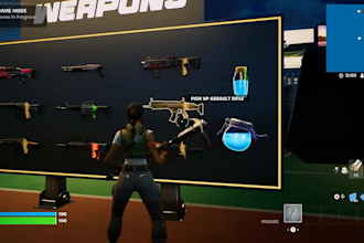 create a stunning 3d fortnite uefn environment and custom thumbnail for you