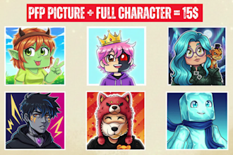 draw your roblox, minecraft or oc avatar, dnd character