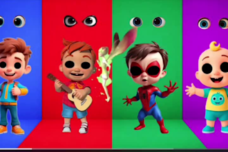 create entertaining and educational animation videos for kids