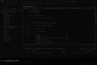 fix bugs in your asp net core mvc or webforms application