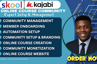 setup skool community, skool setup, skool, community setup, online community
