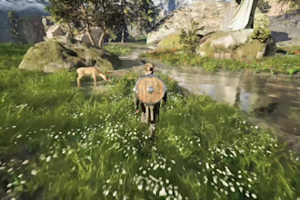 create 3d game environment art and unreal engine level design