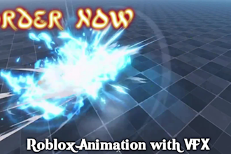 create cinematic roblox animation and vfx for your game or video