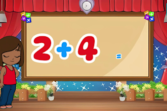 edit best 2d kids learning videos for youtube