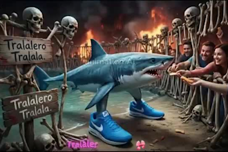 do viral ai brainrot video, italian brainrot, ai music video, ai ads for youtube