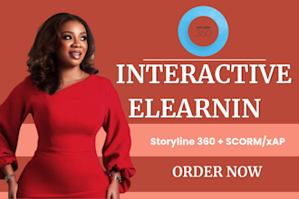 design articulate storyline elearning course with scorm