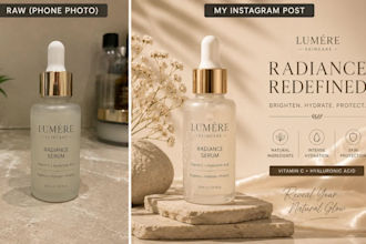 create instagram posts for skincare and personal care brands