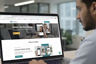 design responsive wordpress website with elementor