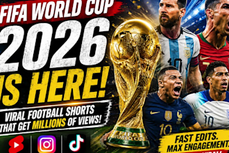 create viral FIFA world cup 2026 shorts for instagram, tiktok and youtube