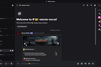 create a professional discord server setup