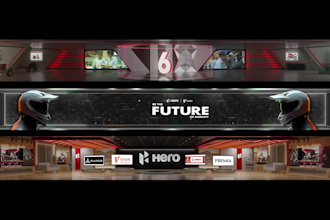 video motion graphics 3d led screen billboard animation digital signage display