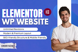 build elementor wordpress blog, wp blog design, modern layout in 72h