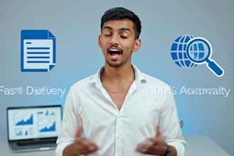 do accurate data entry, excel work, data cleaning and web research