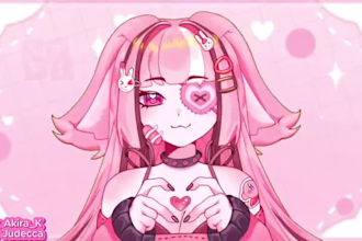 do live2d vtuber rigging very cheap for your vtuber model