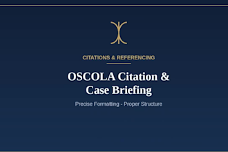 provide legal research, case briefing, and citations