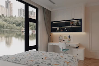 create stunning photorealistic 3d bedroom interior design and rendering