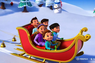 l do 3d christmas animation, merry christmas, greeting card and new year animati