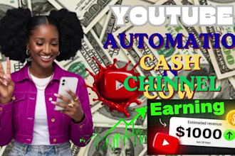 create a high quality youtube automation cash cow channel