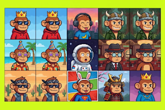create pixel art nft collections for robinhood chain