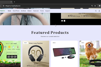 design a responsive shopify dropshipping store