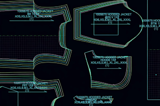 creat professional cad sewing pattern for garments