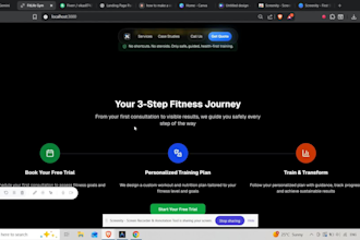 build gym landing page websites for fitness businesses