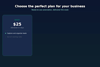 build an n8n lead scoring and CRM routing workflow