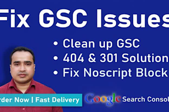 fix google search console, index coverage issue, url redirect, 404 errors