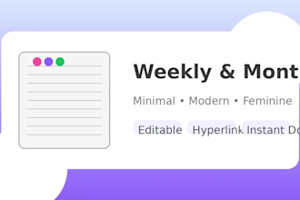design aesthetic digital planners in canva