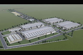 3d cgi warehouse, industrial building, factory interior and exterior rendering