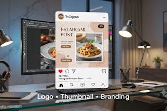 design professional social media posts for your  brand