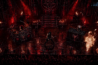 create cinematic metal lyric video and dark dystopian music video