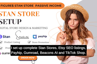 setup stan store, stan store automation, beacons ai, kofi, payhip, gumroad