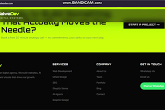 build custom site for online stores, portfolio, services and businesses