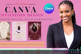 design an elegant clickable digital invitation