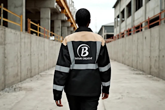 create professional ai mockups for industrial uniforms