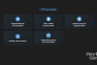 do b2b lead generation with linkedin outreach and GEO targeted leads