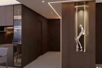 create realistic living room design and interior rendering