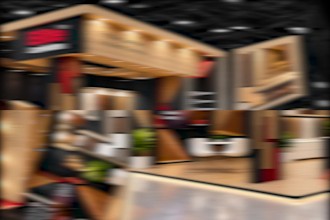 do create attractive 3d model, stall design, booth design,
