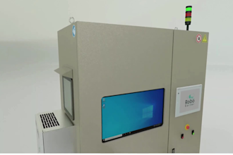 create photorealistic 3d factory animation for industrial warehouse and robotic