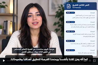 provide accurate arabic transcription from audio and video