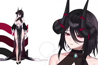 create 3d vtuber model, vroid avatar, and vrchat character