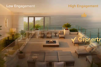 cinematic real estate promo video ads for luxury property airbnb