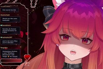 design and rig nsfw vtuber model live2d male and female vtuber commission
