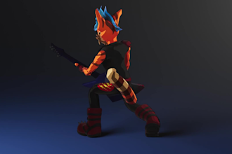 3d model your stylized character