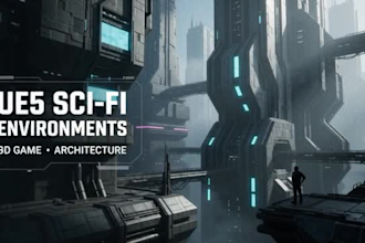 create ue5 game environment, sci fi environment, ue5 level design, unreal engine