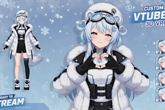 design and rig a custom live2d vtuber model for vtube studio