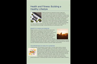 write niche medical and healthcare articles with citations